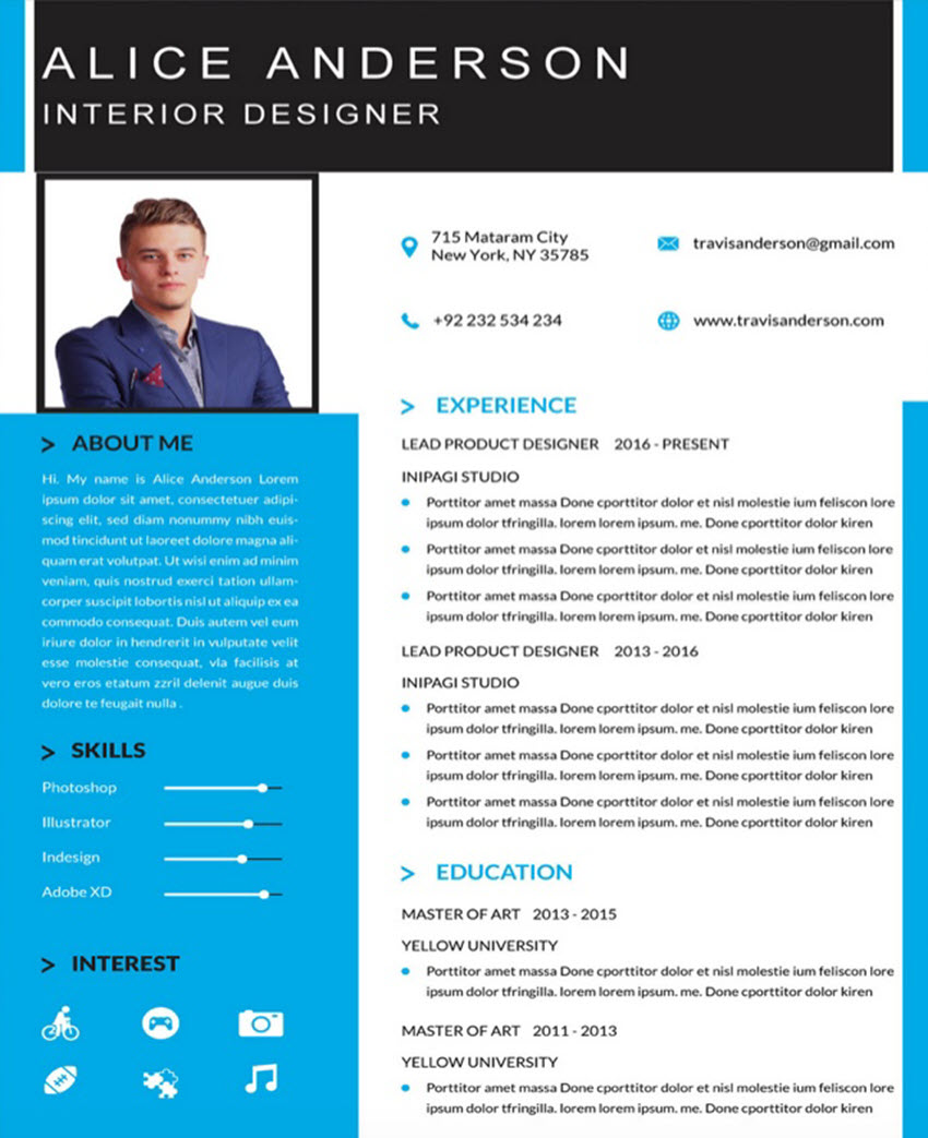 Web Development 35 Best Acting & Theatre Resume Templates (Free